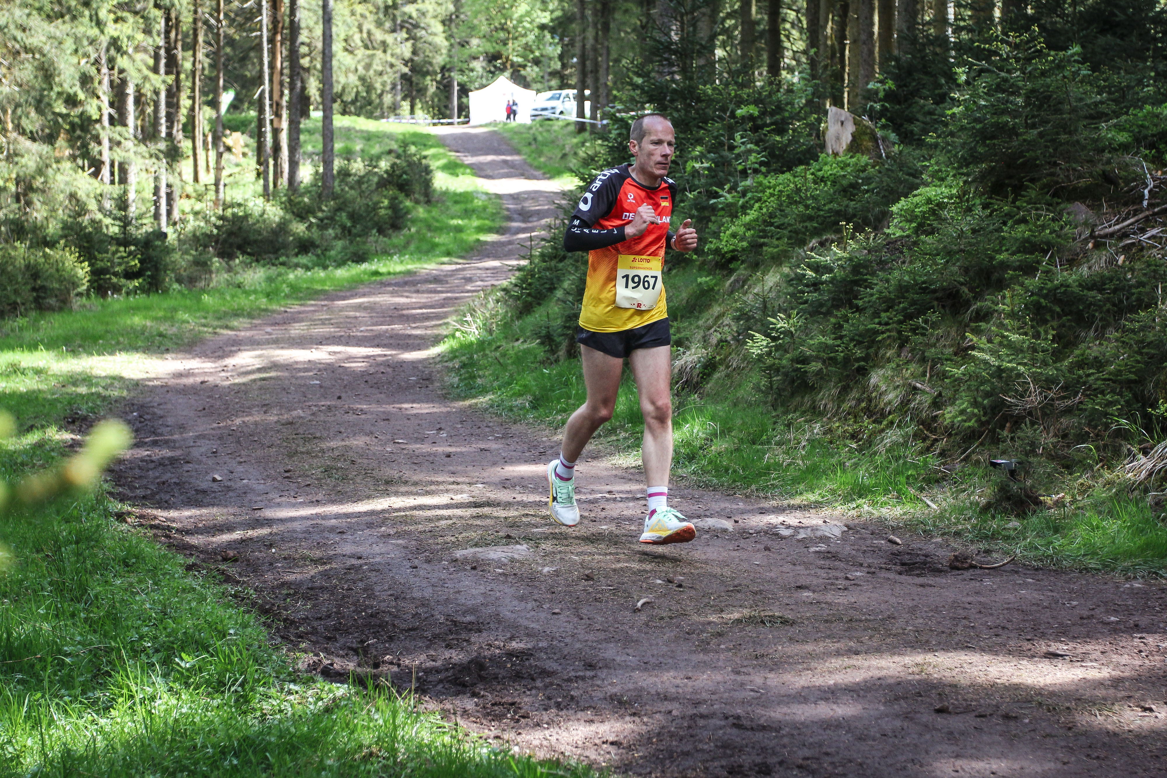 Michael Bielig. Dieses Bild zeigt mich beim Rennsteiglauf.