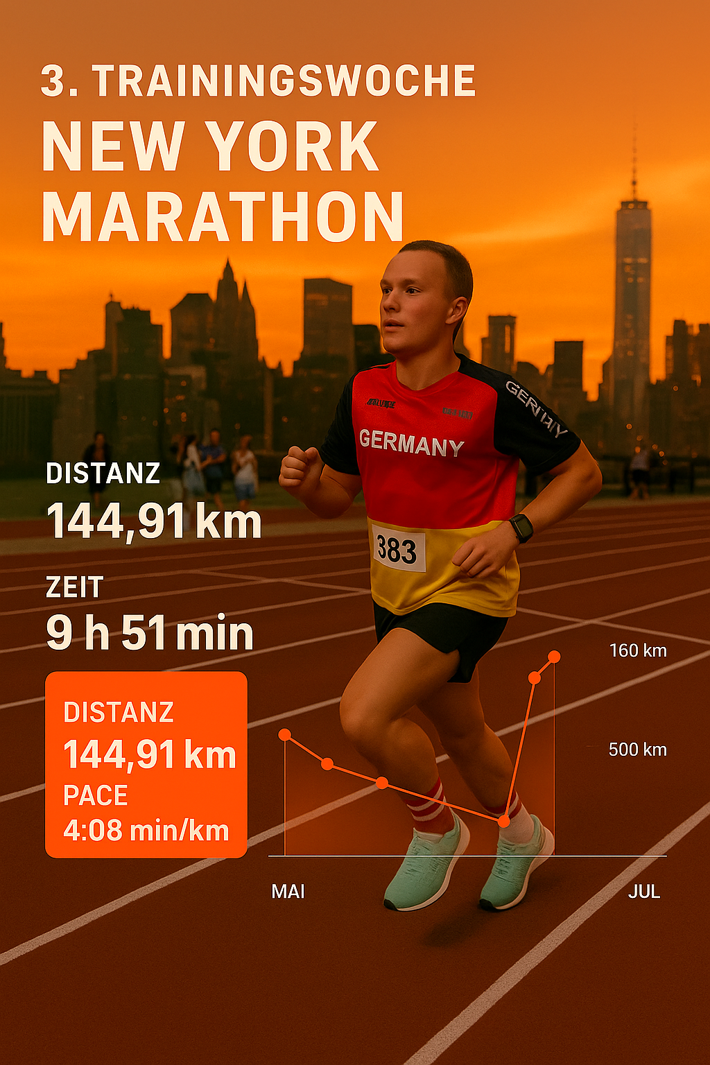🏃‍♂️ Woche 3 – Road to NYC-Marathon 2025